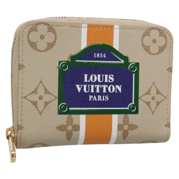 LOUIS VUITTON Monopanum Zippy Coin Purse Coin Purse Beige - Picture 1 of 16